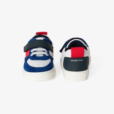  Jacadi Paris Erkek Bebek Renk Bloklu Deri Sneaker