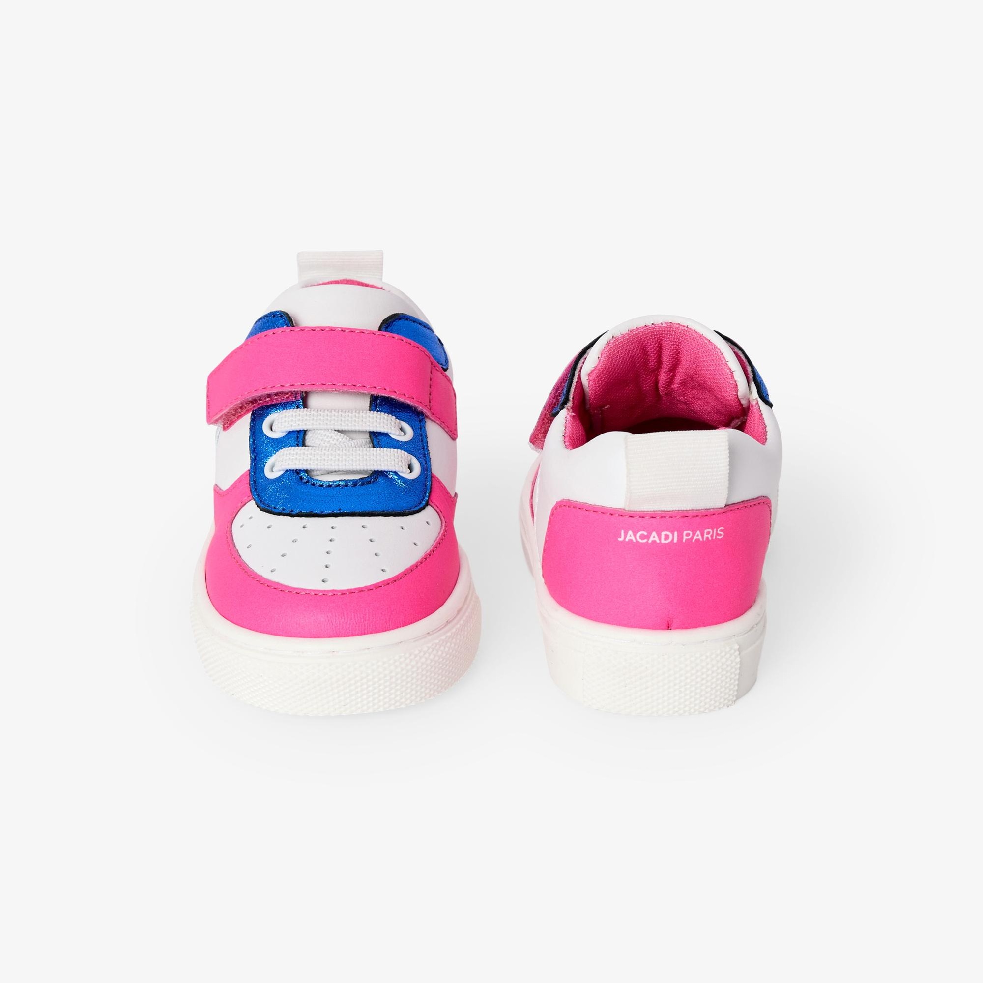 Jacadi Paris Kız Bebek Renk Bloklu Deri Sneaker