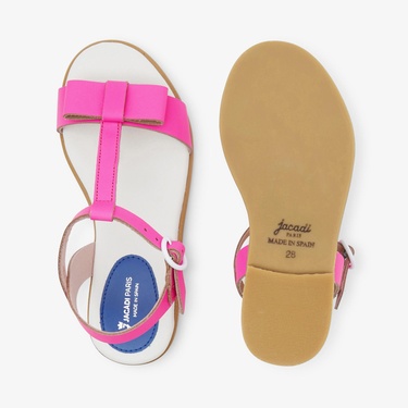  Jacadi Paris Kız Çocuk Deri Sandalet