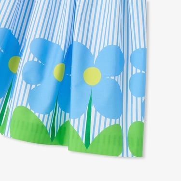  Jacadi Paris Kız Çocuk Çapraz Sırt Askılı Poplin Elbise