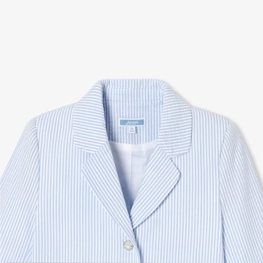  Jacadi Paris Kız Çocuk Gofre Kumaş Ceket