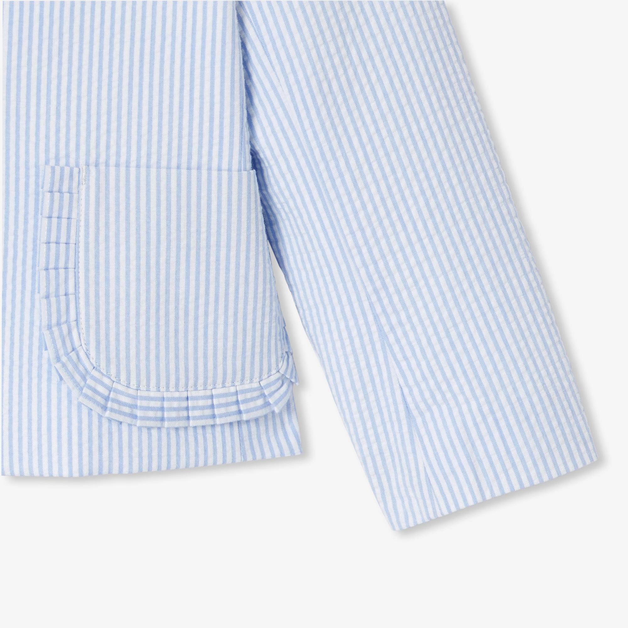 Jacadi Paris Kız Çocuk Gofre Kumaş Ceket