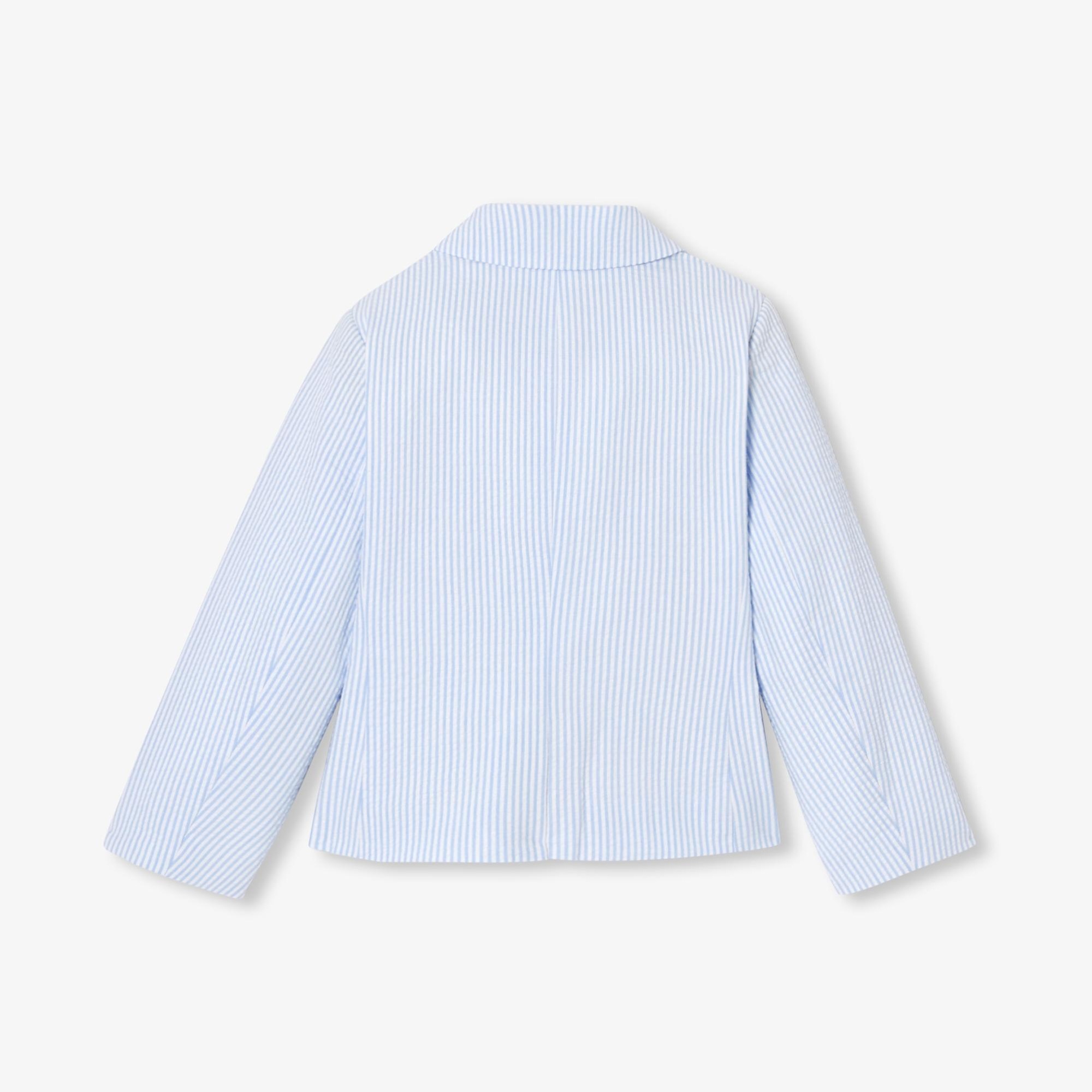 Jacadi Paris Kız Çocuk Gofre Kumaş Ceket