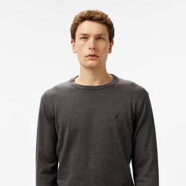  Nautica Erkek Gri Triko