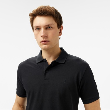  Nautica Erkek Siyah Classic Fit Polo