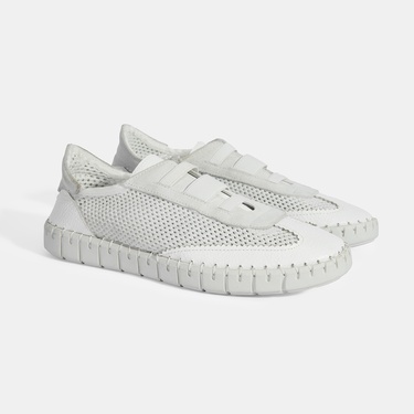  Kadın Beyaz Perforeli DesaComfort Günlük Ayakkabı