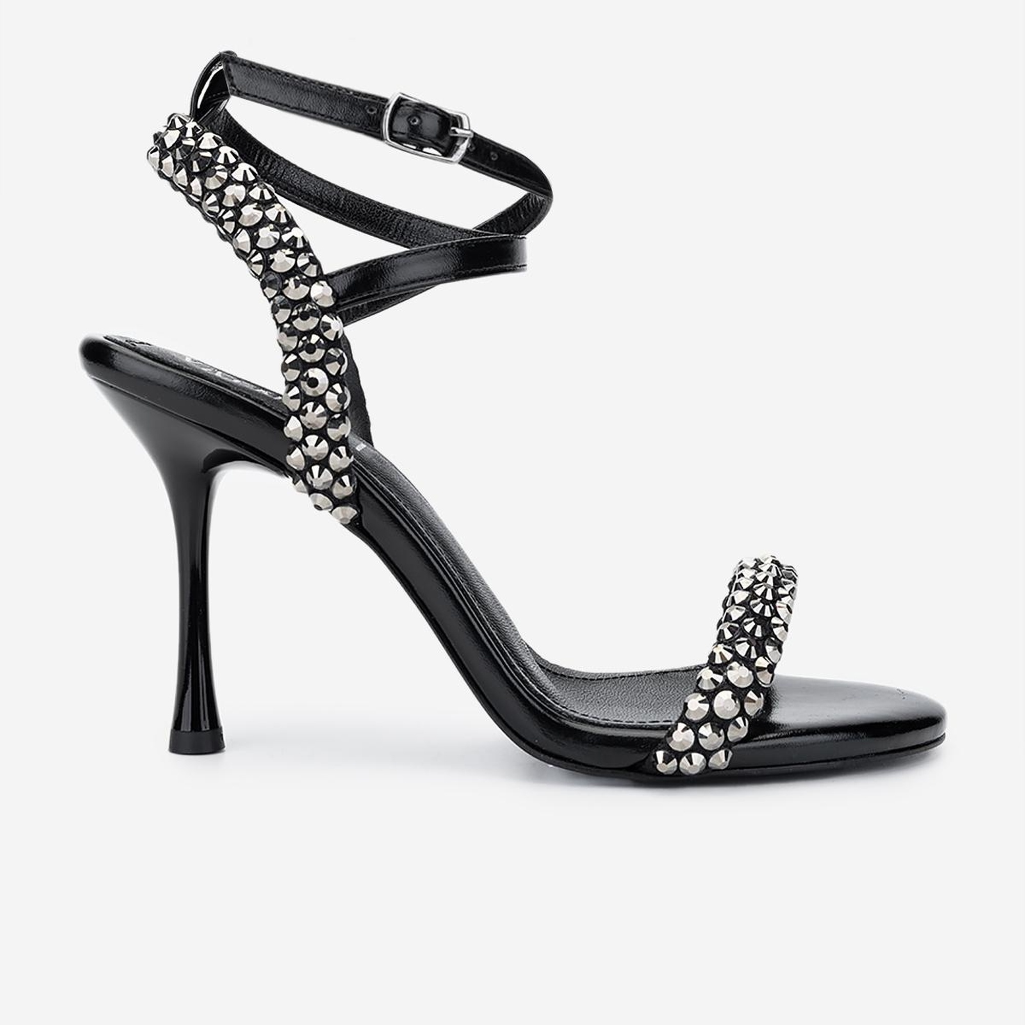 Valmenti Kadın Vegan Siyah Topuklu Ayakkabı