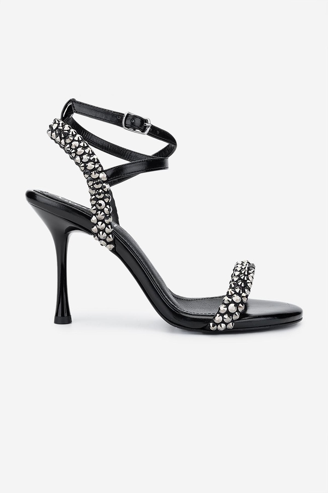  Valmenti Kadın Vegan Siyah Topuklu Ayakkabı