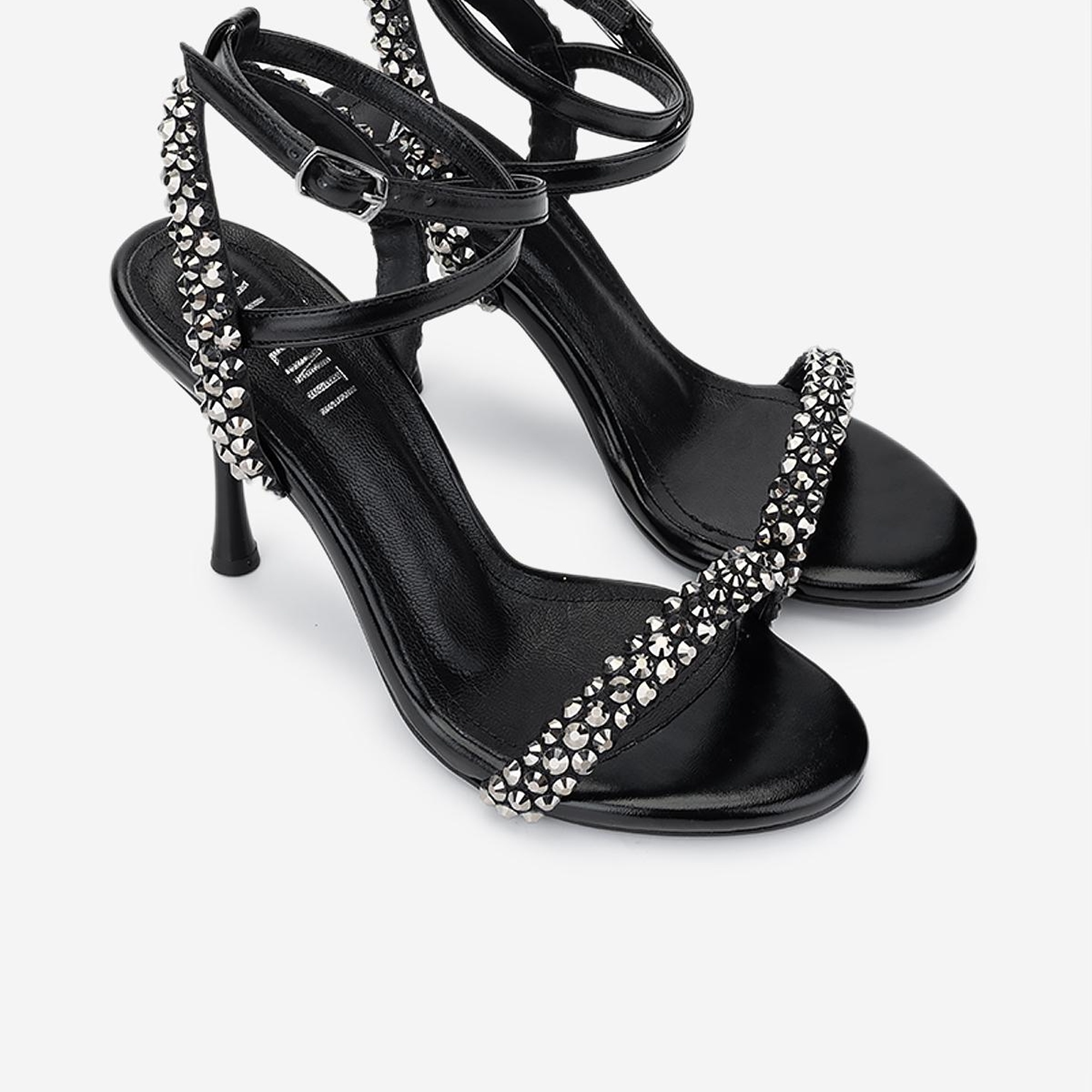 Valmenti Kadın Vegan Siyah Topuklu Ayakkabı