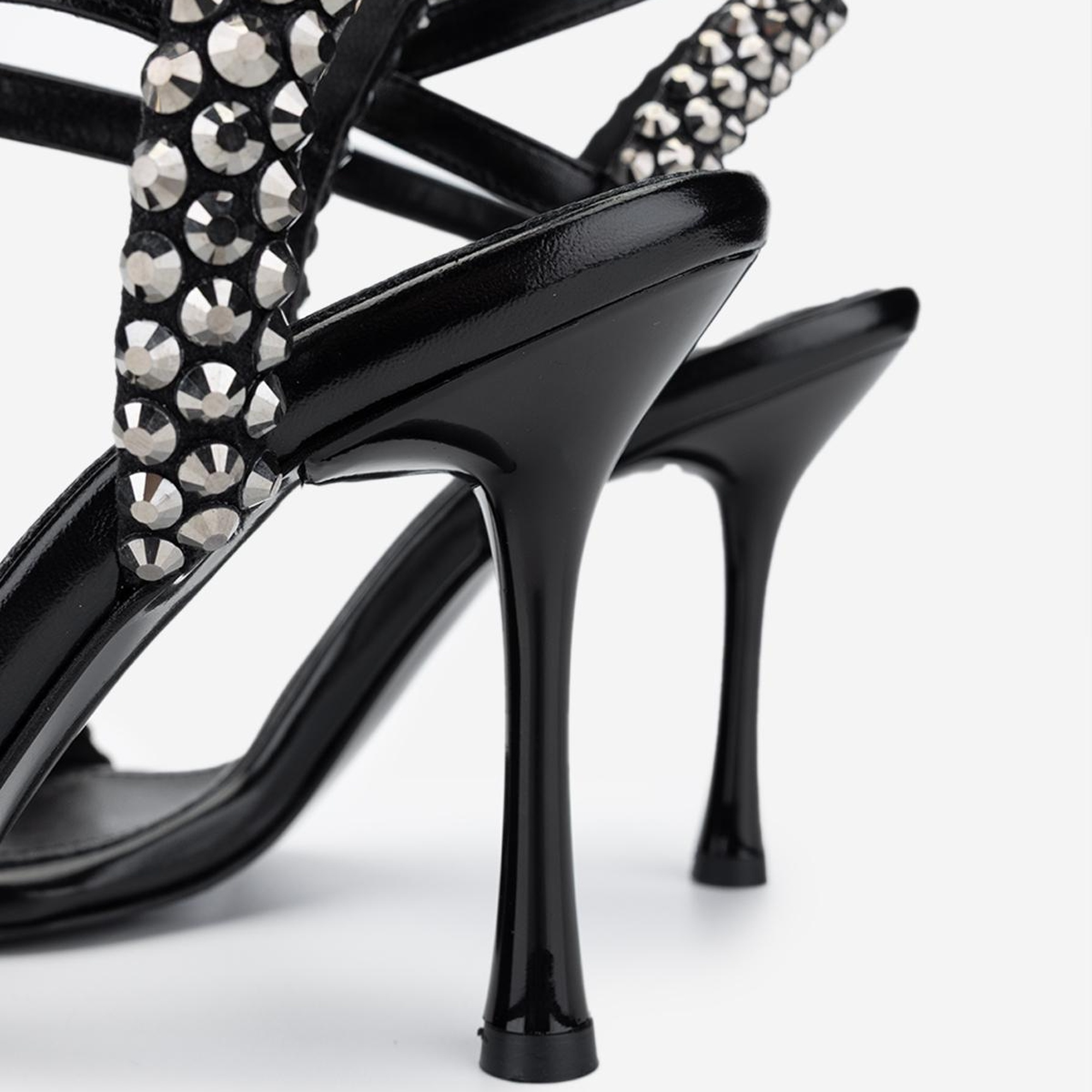 Valmenti Kadın Vegan Siyah Topuklu Ayakkabı