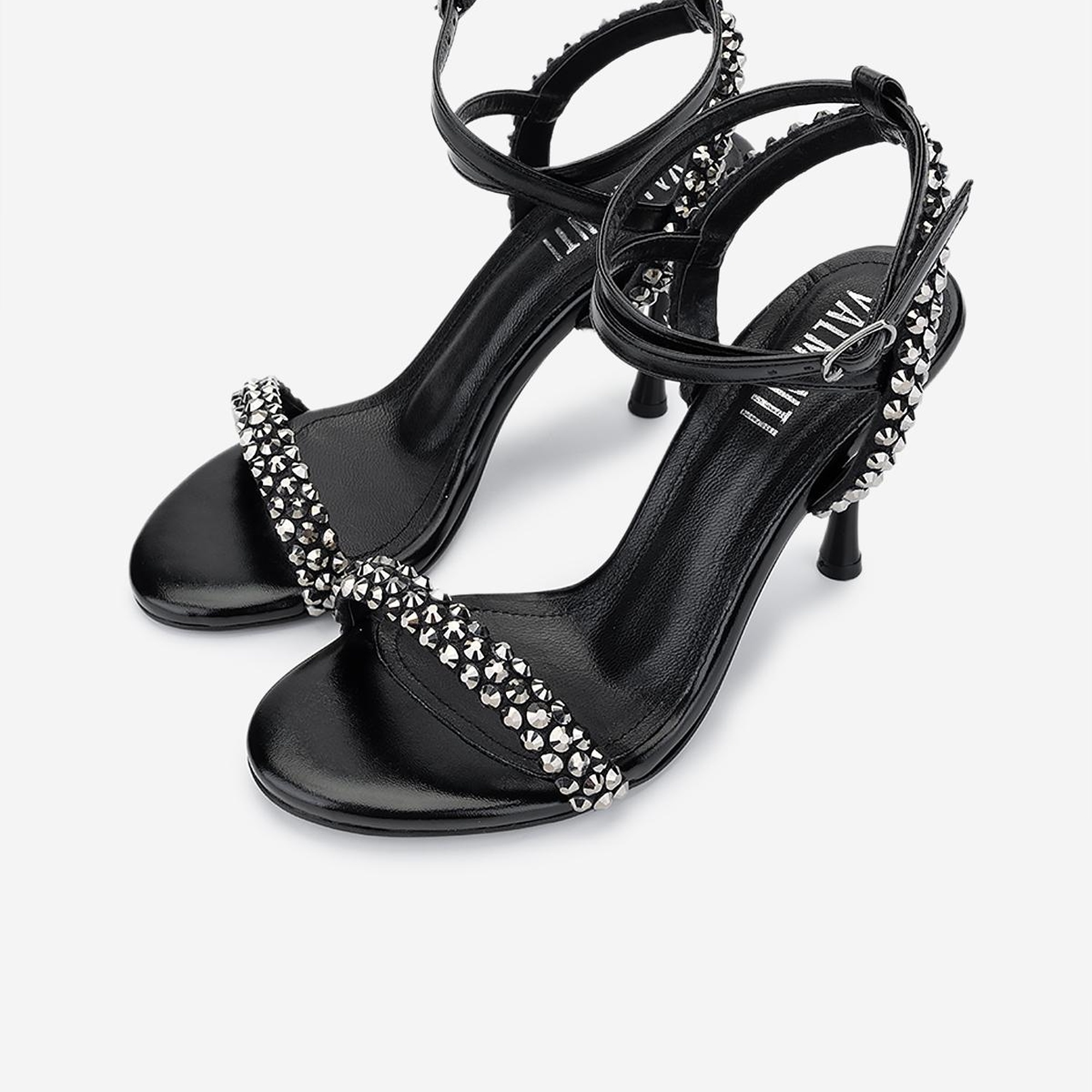 Valmenti Kadın Vegan Siyah Topuklu Ayakkabı