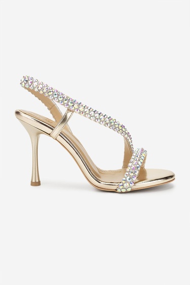  Valmenti Kadın Vegan Dore Topuklu Ayakkabı