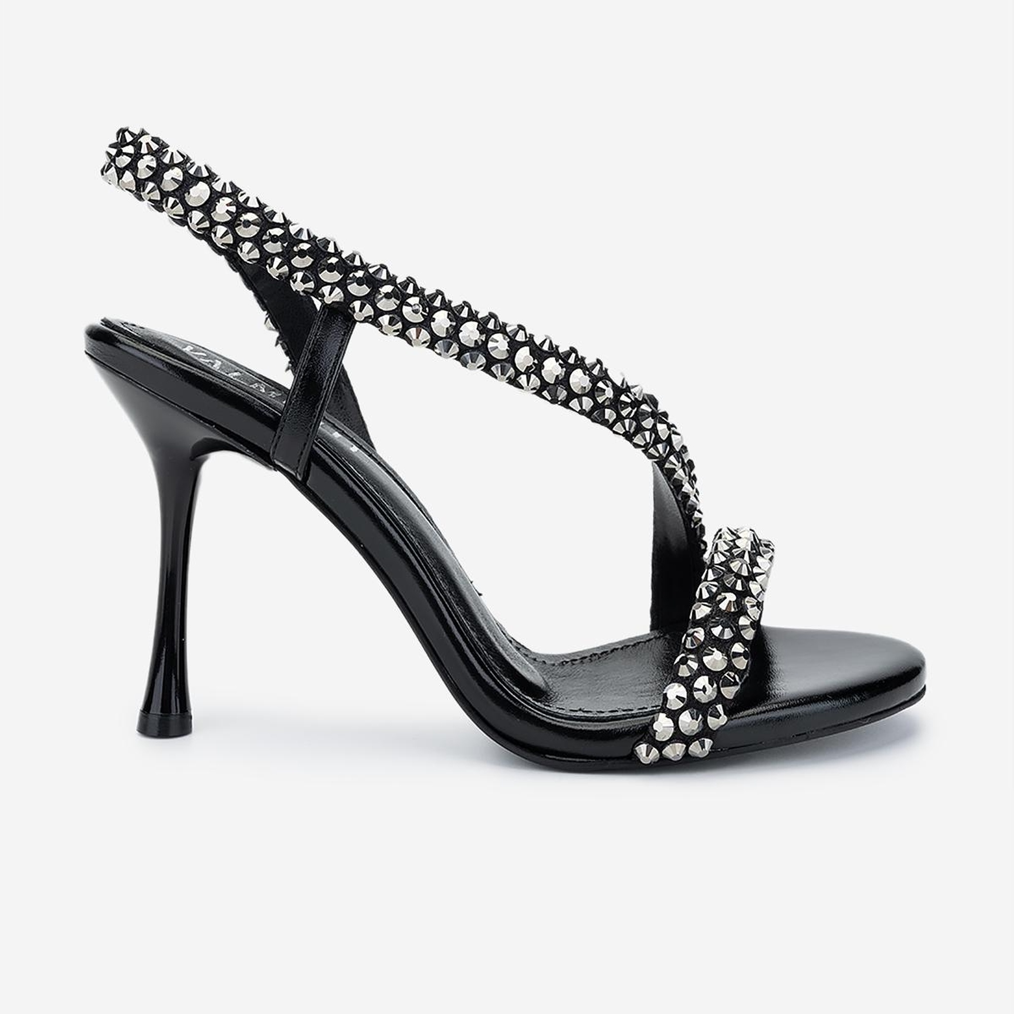 Valmenti Kadın Vegan Siyah Topuklu Ayakkabı