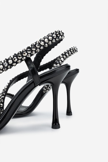  Valmenti Kadın Vegan Siyah Topuklu Ayakkabı