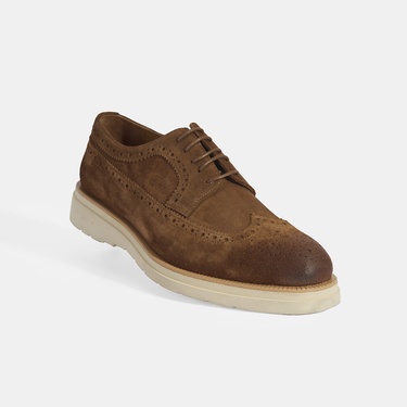  Erkek Taba Bağcıklı Süet Günlük Ayakkabı