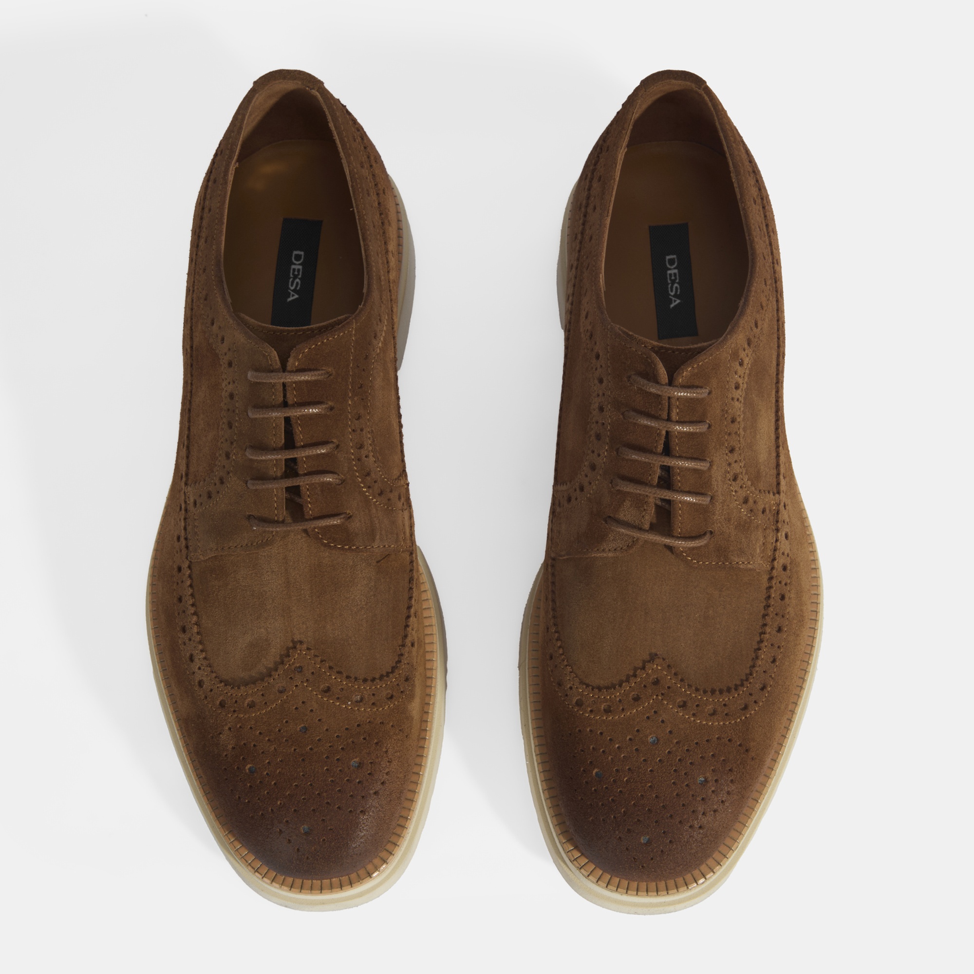 Erkek Taba Bağcıklı Süet Günlük Ayakkabı