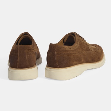  Erkek Taba Bağcıklı Süet Günlük Ayakkabı