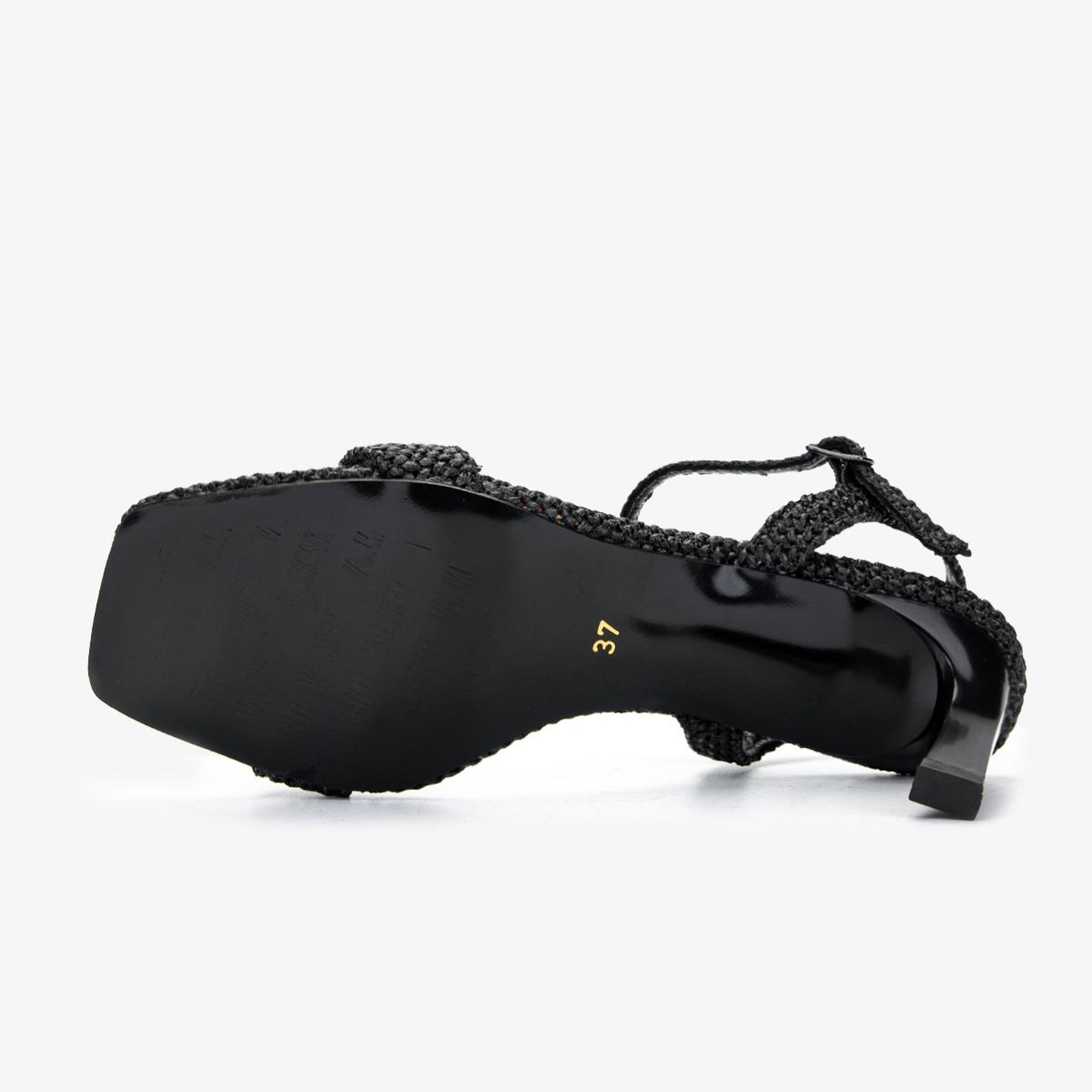 Valmenti Kadın Vegan Siyah Topuklu Ayakkabı