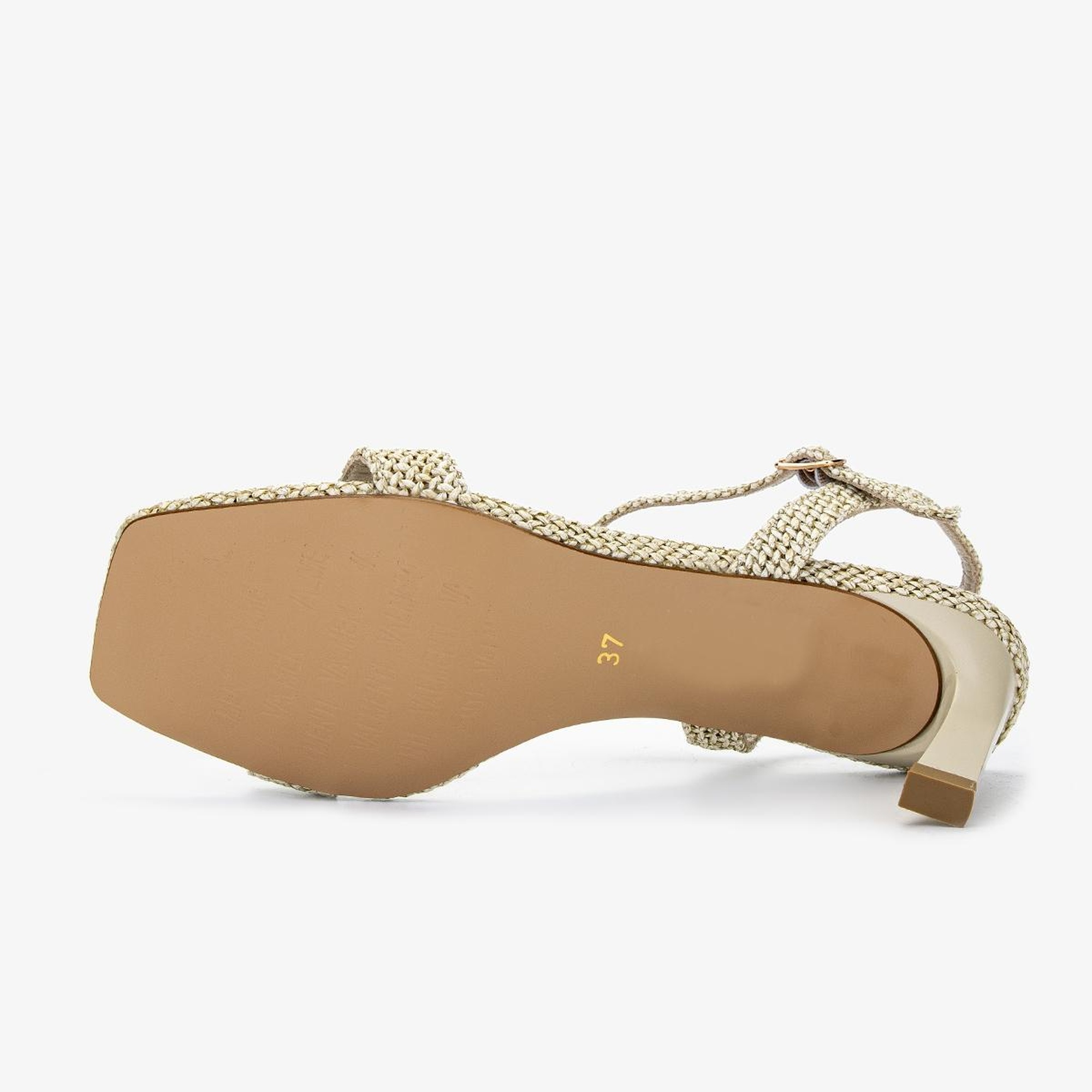 Valmenti Kadın Vegan Bej Topuklu Ayakkabı