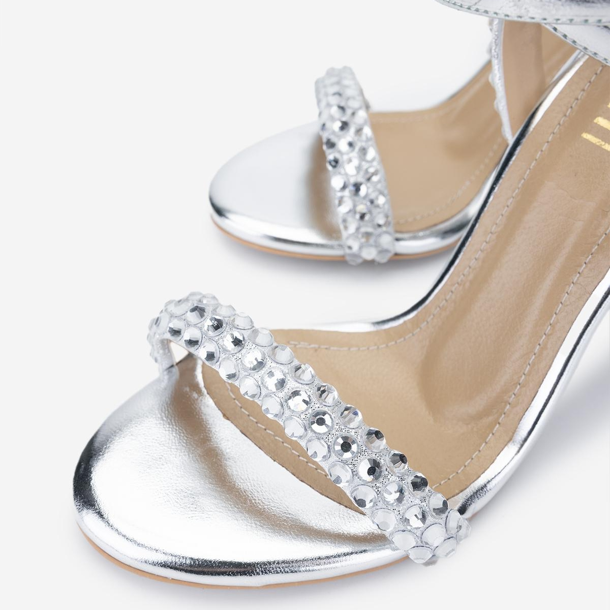 Valmenti Kadın Vegan Lame Topuklu Ayakkabı