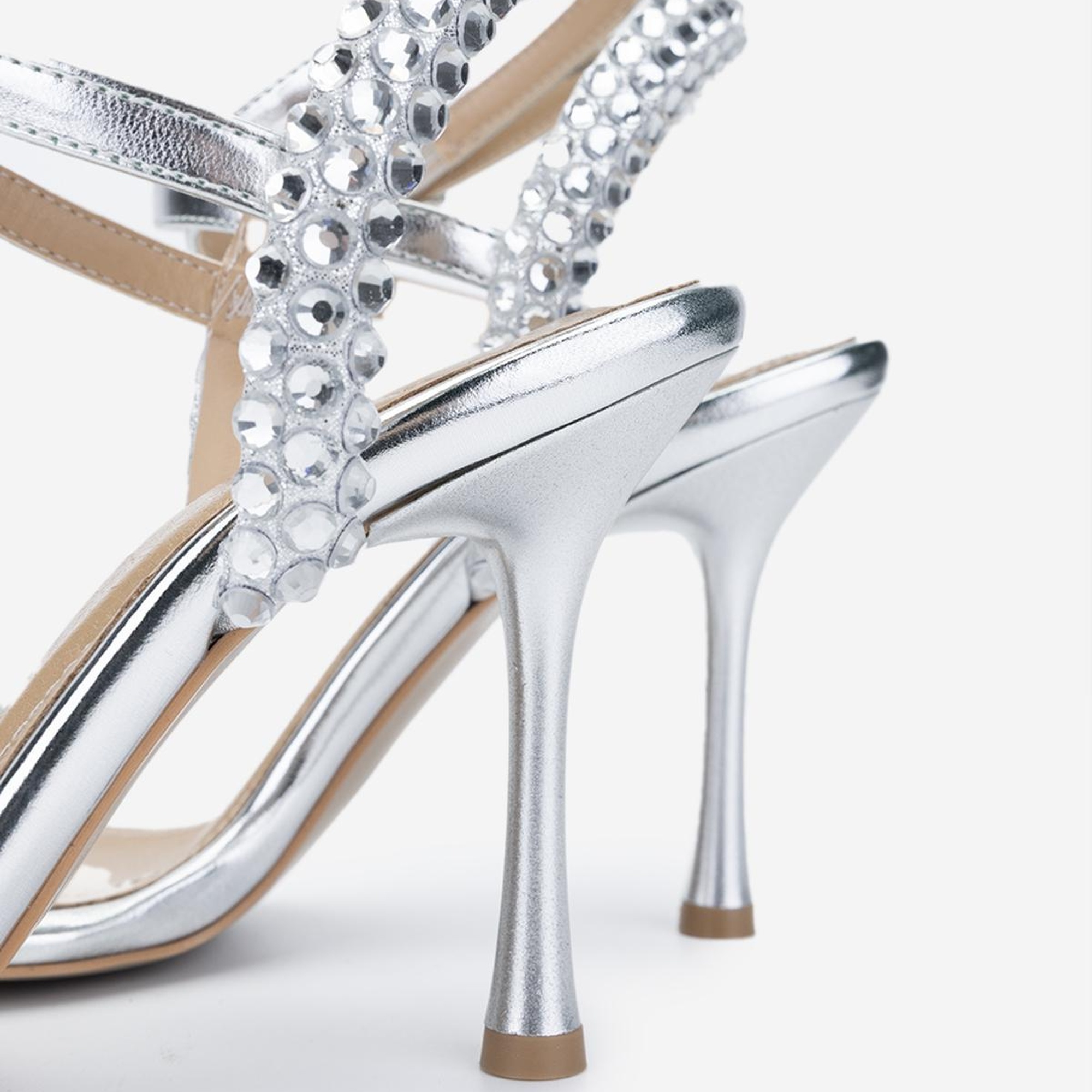 Valmenti Kadın Vegan Lame Topuklu Ayakkabı