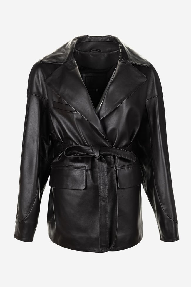  Valmenti Kadın Hakiki Deri Deri Mont