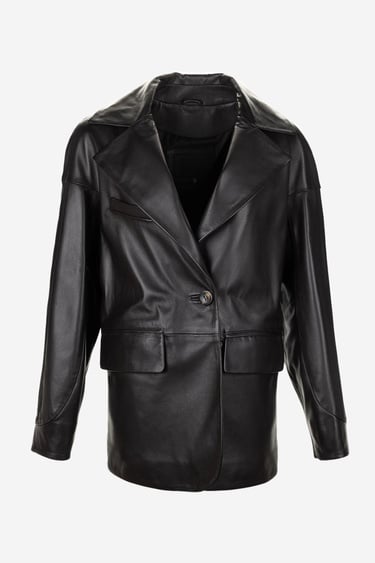  Valmenti Kadın Hakiki Deri Deri Mont