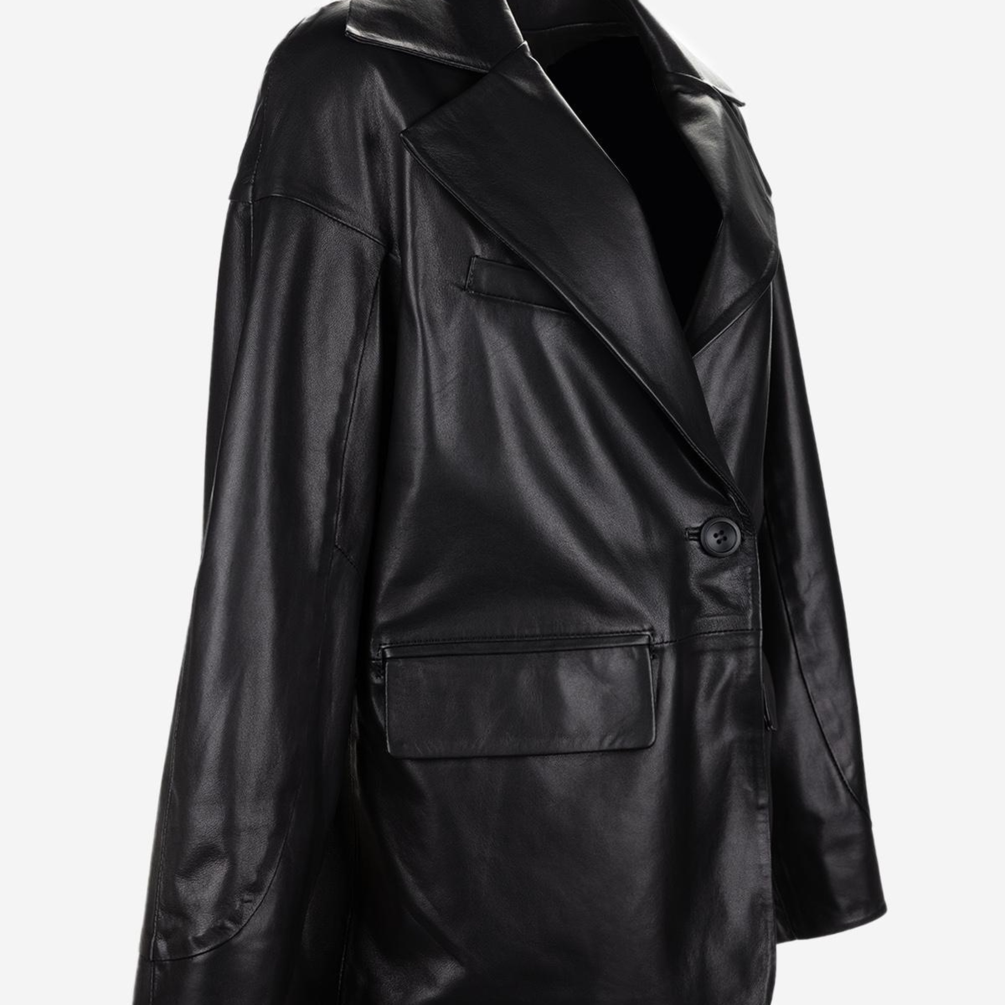 Valmenti Kadın Hakiki Deri Deri Mont