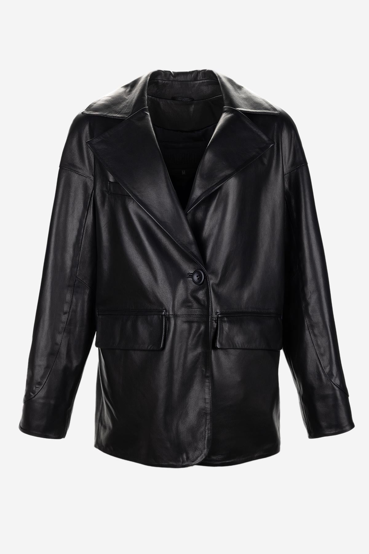  Valmenti Kadın Hakiki Deri Deri Mont