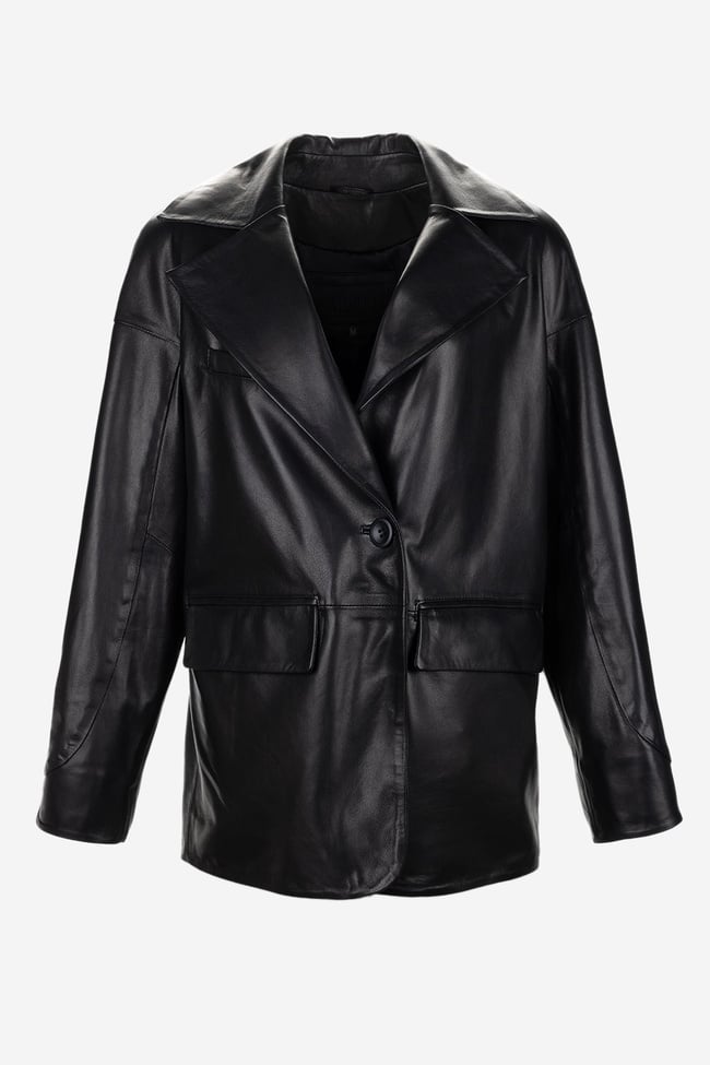  Valmenti Kadın Hakiki Deri Deri Mont