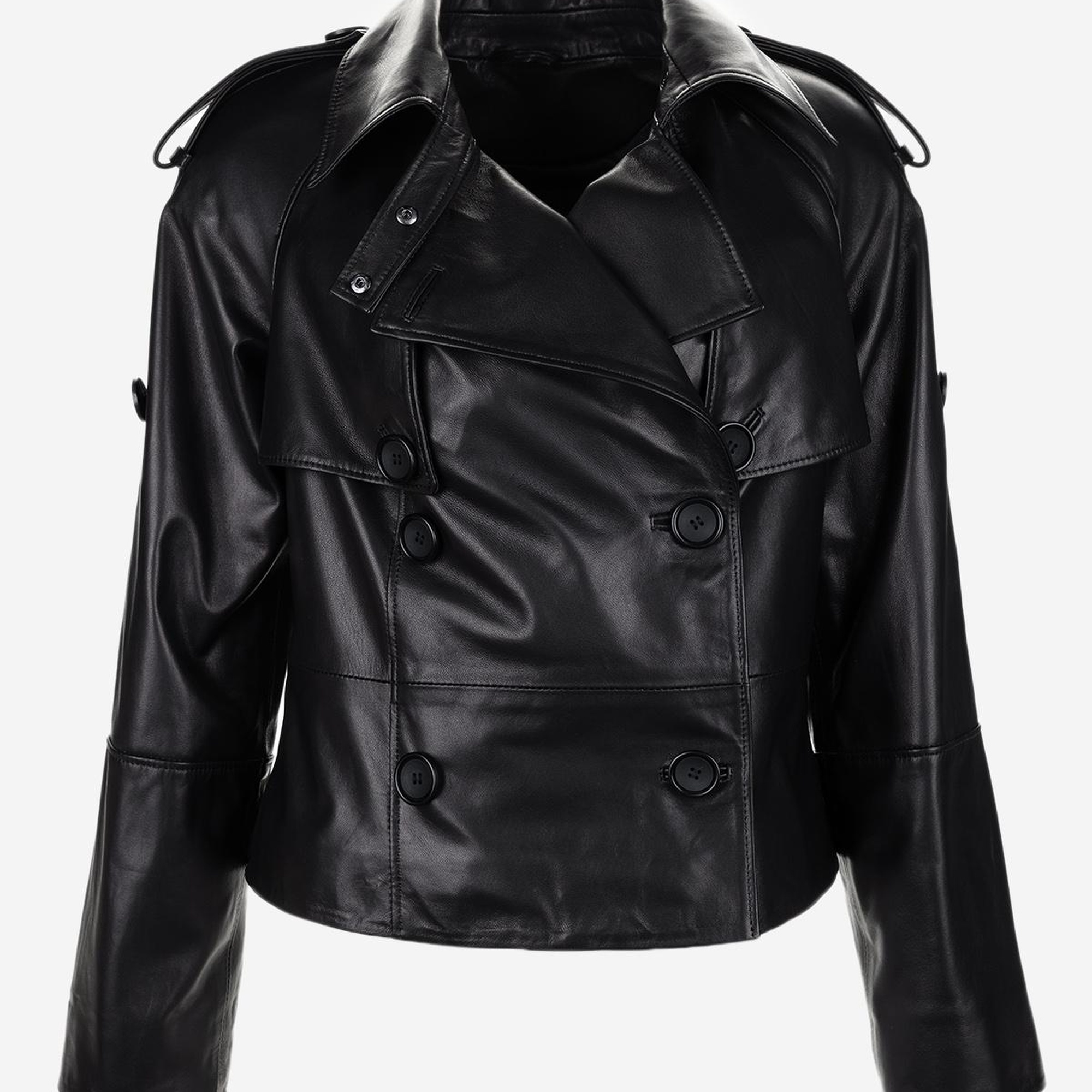 Valmenti Kadın Hakiki Deri Deri Mont