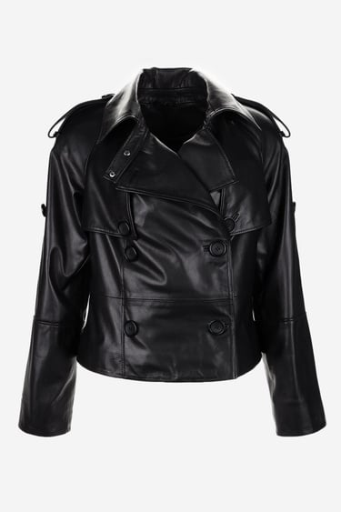  Valmenti Kadın Hakiki Deri Deri Mont