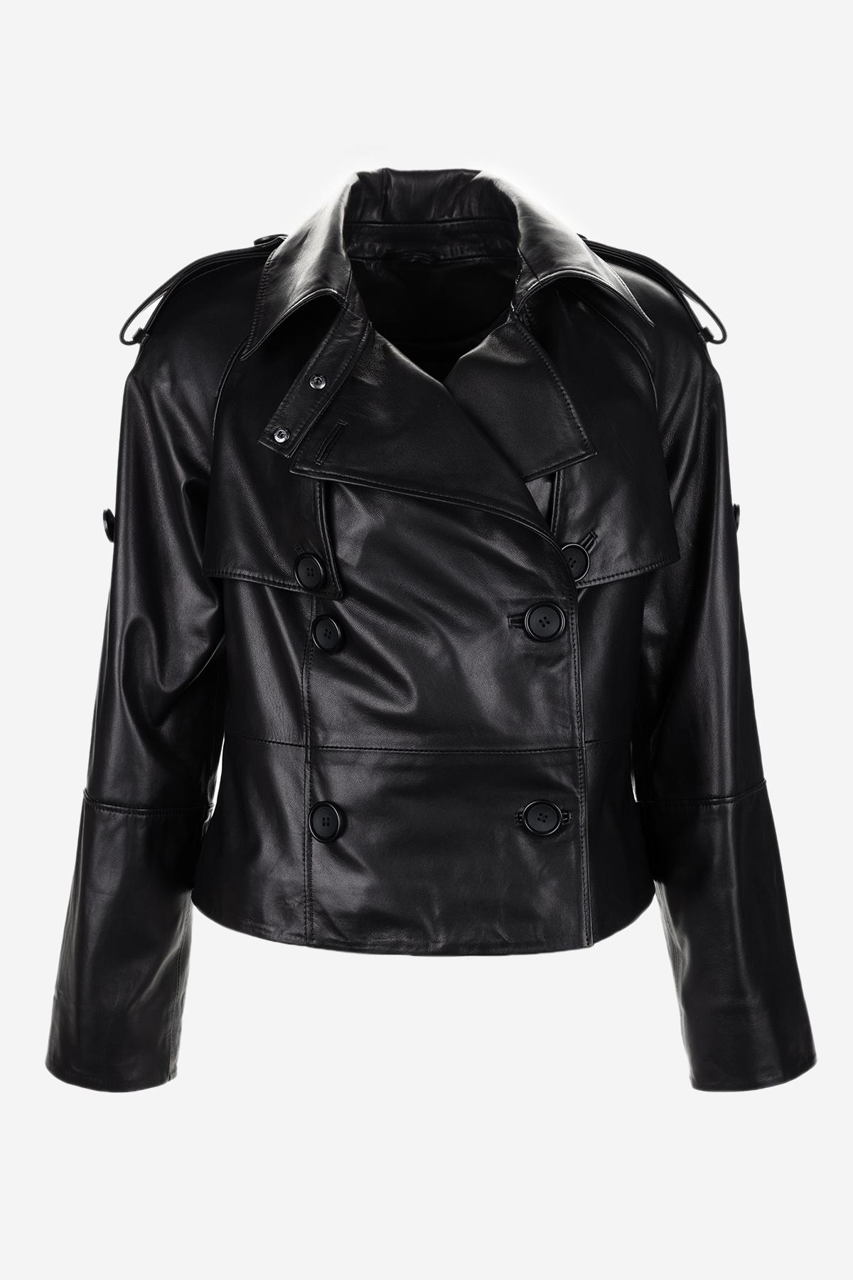  Valmenti Kadın Hakiki Deri Deri Mont