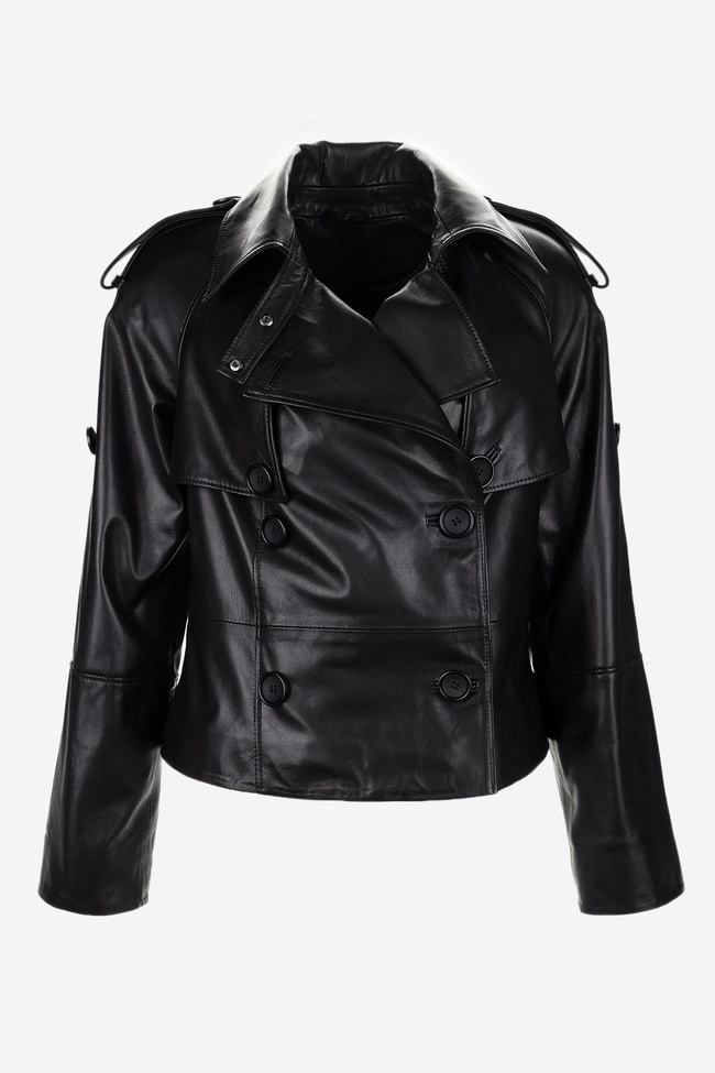  Valmenti Kadın Hakiki Deri Deri Mont