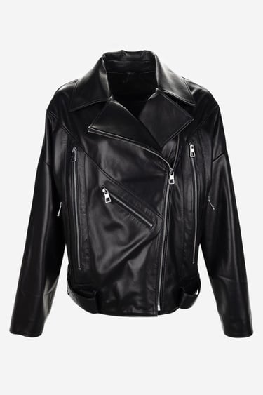  Valmenti Kadın Hakiki Deri Deri Mont