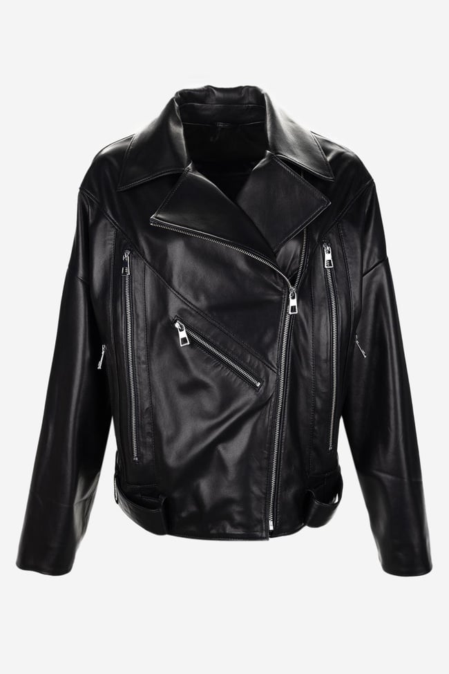  Valmenti Kadın Hakiki Deri Deri Mont