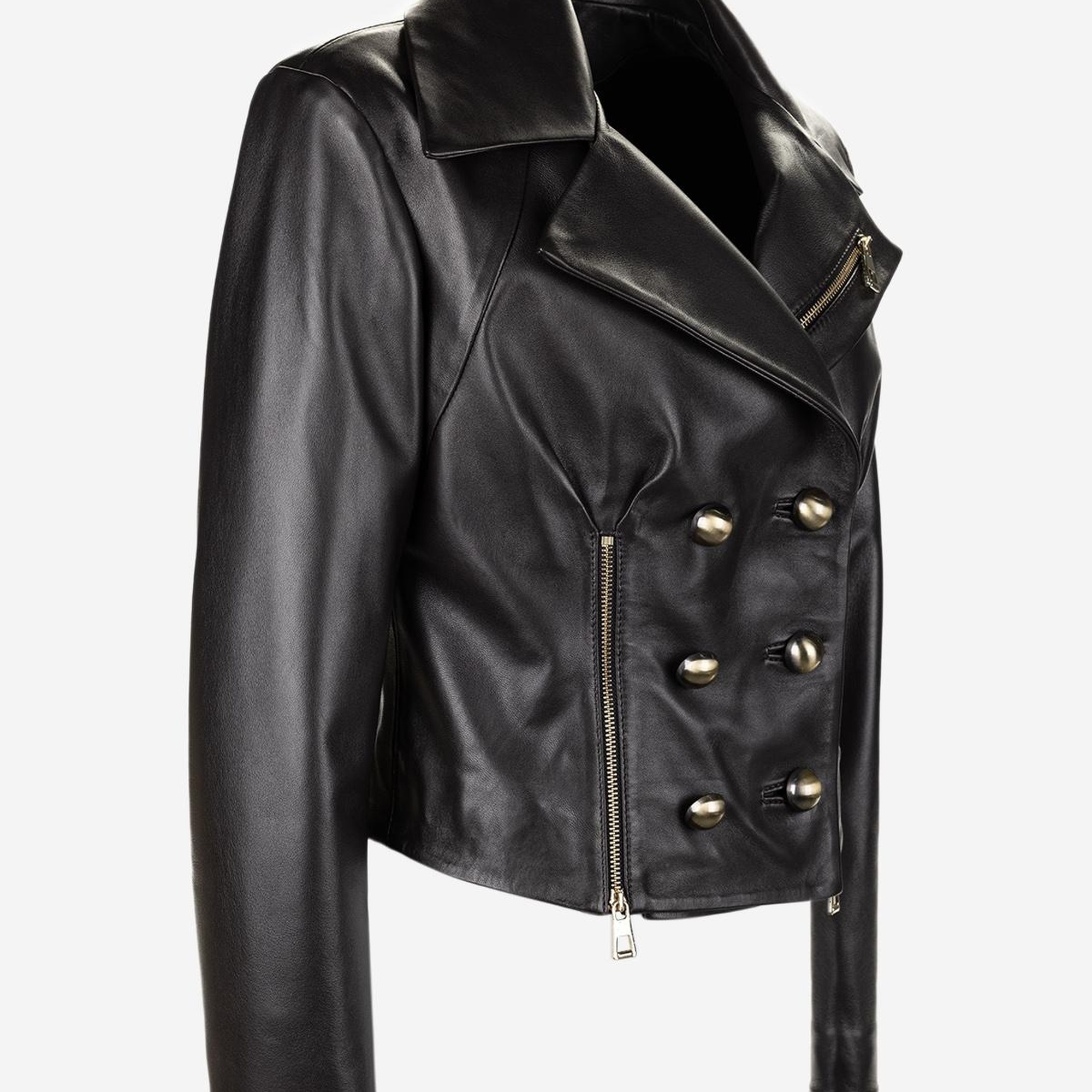 Valmenti Kadın Hakiki Deri Deri Mont