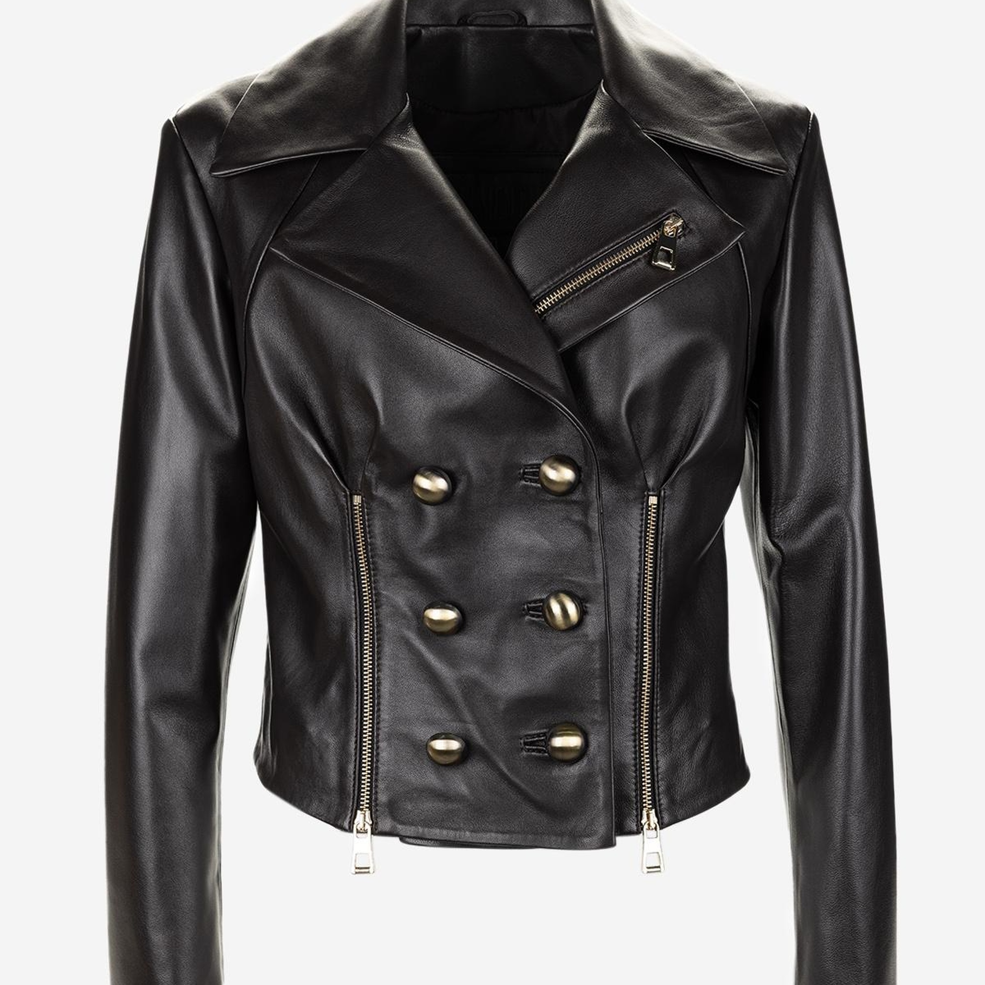 Valmenti Kadın Hakiki Deri Deri Mont