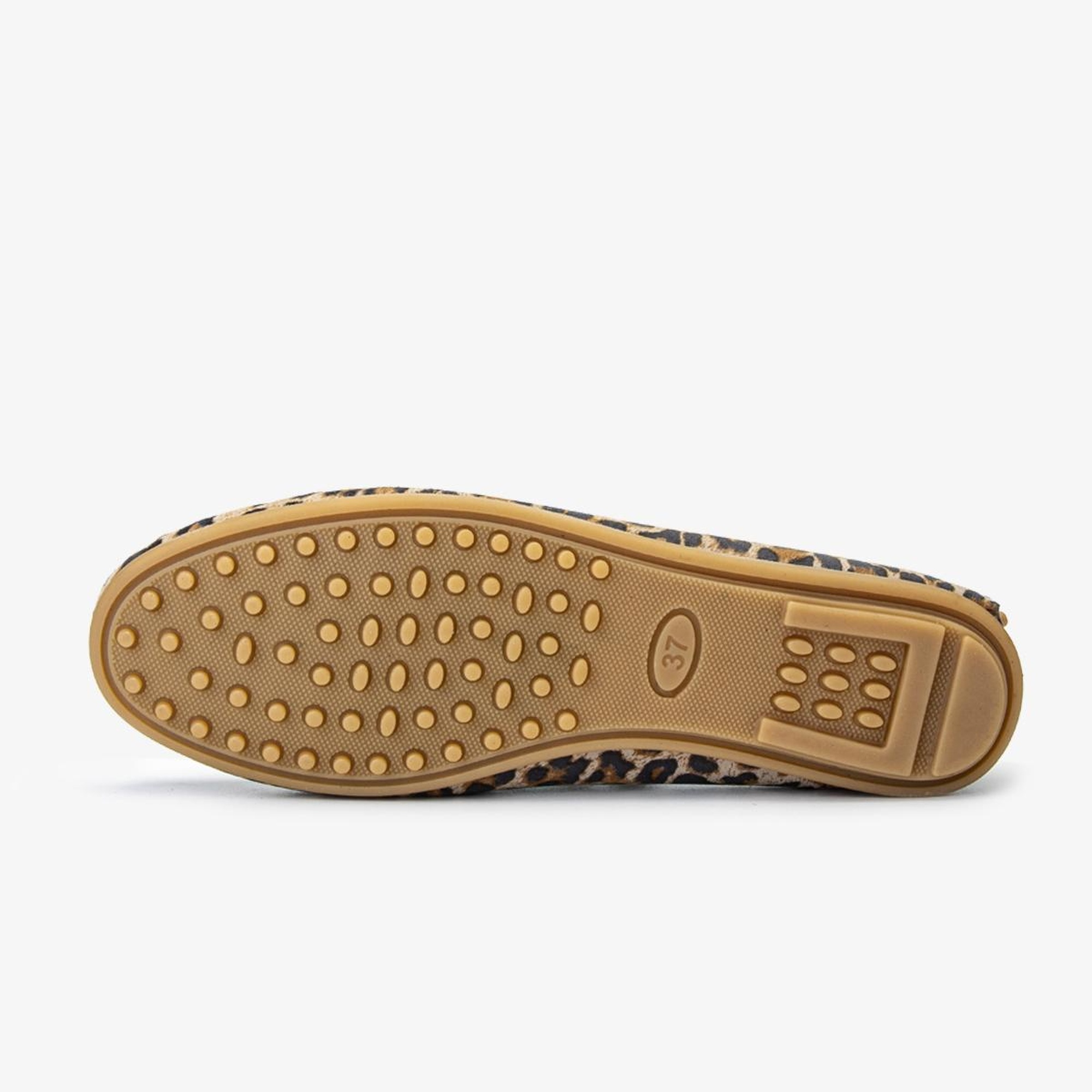 Valmenti Laisa Kadın leopar Hakiki Deri Loafer Ayakkabı