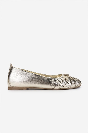  Valmenti Kadın Hakiki Deri Sarı Babet Ayakkabı