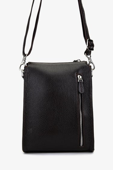  Valmenti Erkek Hakiki Deri Kahverengi Postacı Çanta