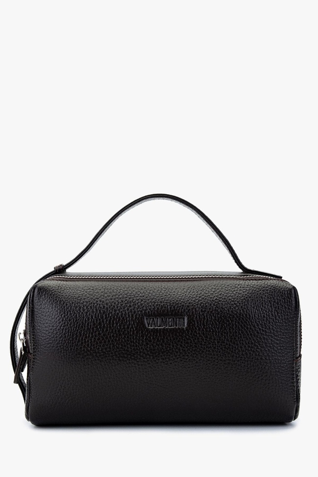  Valmenti Erkek Hakiki Deri Kahverengi El Çantası