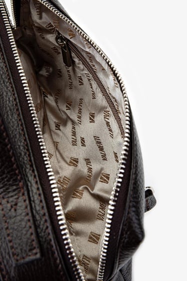  Valmenti Erkek Hakiki Deri Kahverengi El Çantası