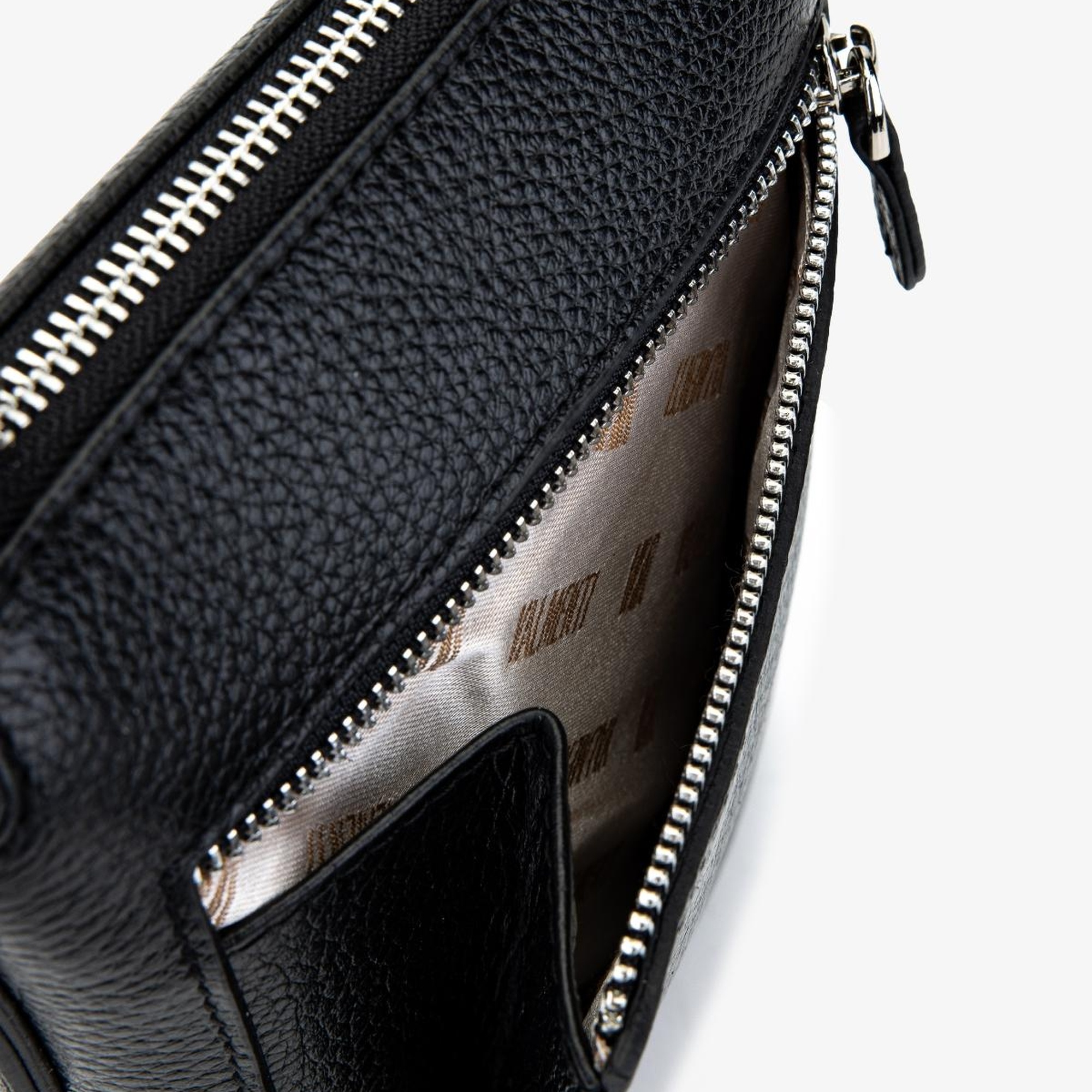 Valmenti Erkek Hakiki Deri Siyah Floter Postacı Çanta