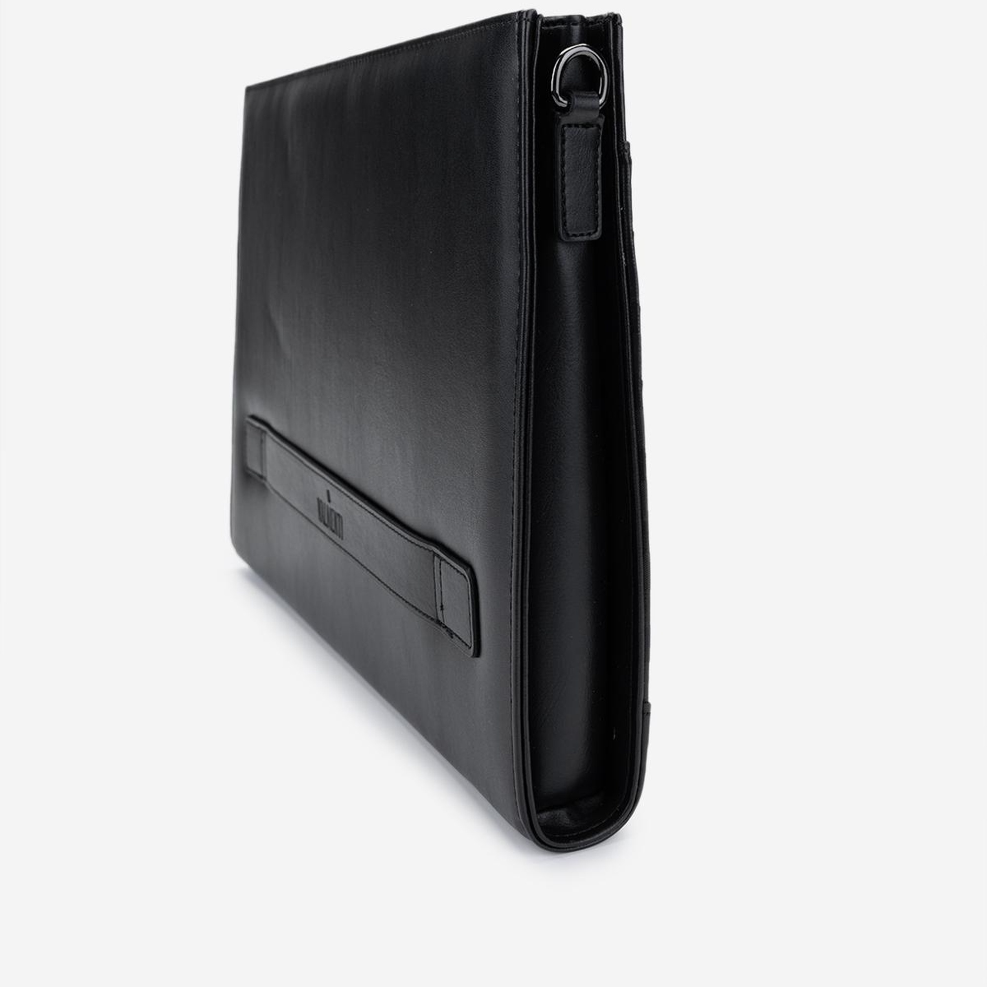 Valmenti Unisex Vegan Siyah Evrak Çantası