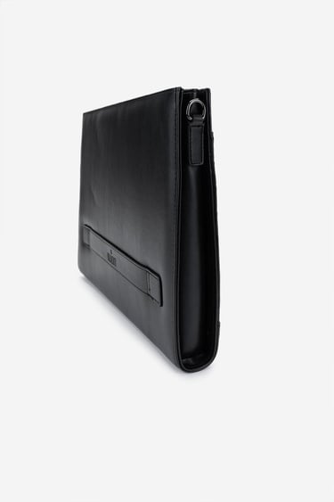  Valmenti Unisex Vegan Siyah Evrak Çantası