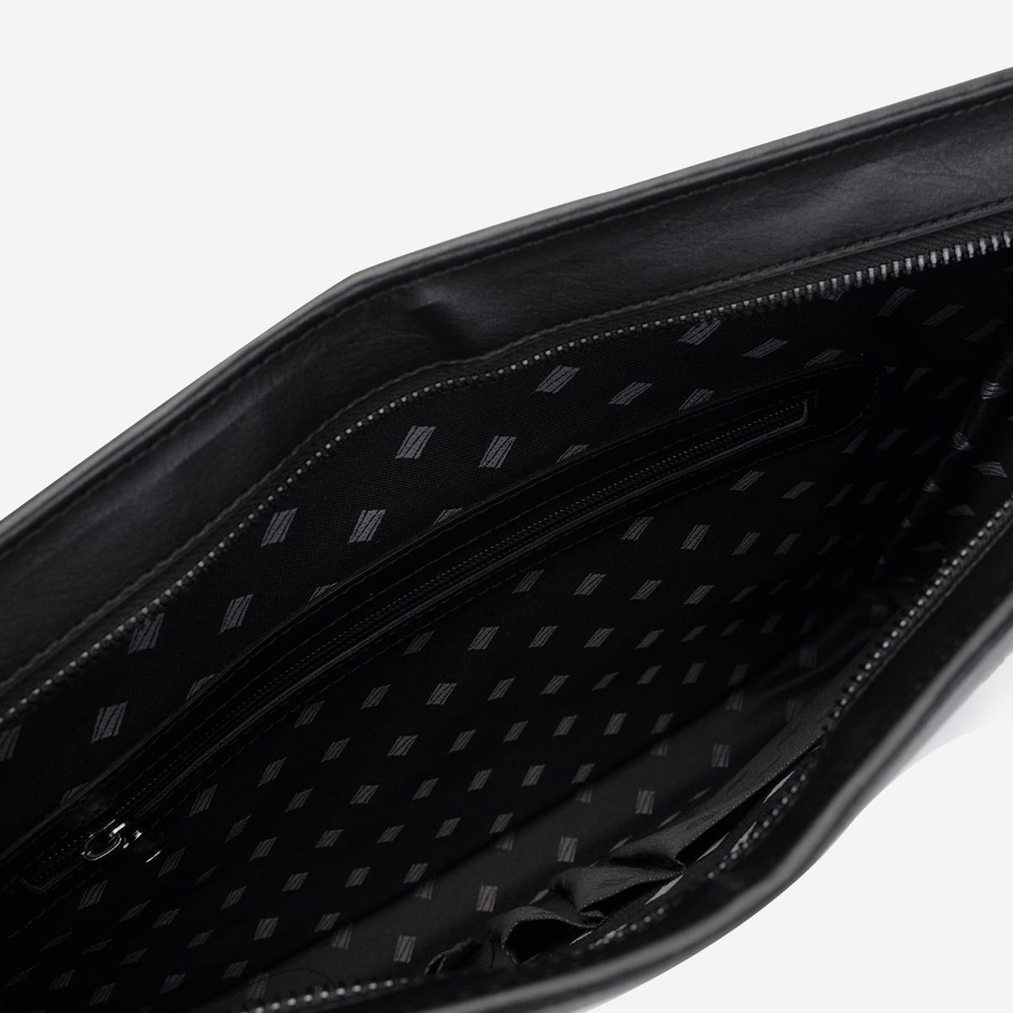 Valmenti Unisex Vegan Siyah Evrak Çantası