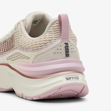  Puma Softride Divine Metal Kadın Krem Koşu Ayakkabısı