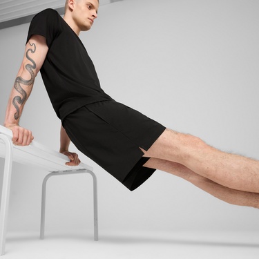  Puma Tad Essentials 5 Woven Erkek Siyah Antrenman Şortu