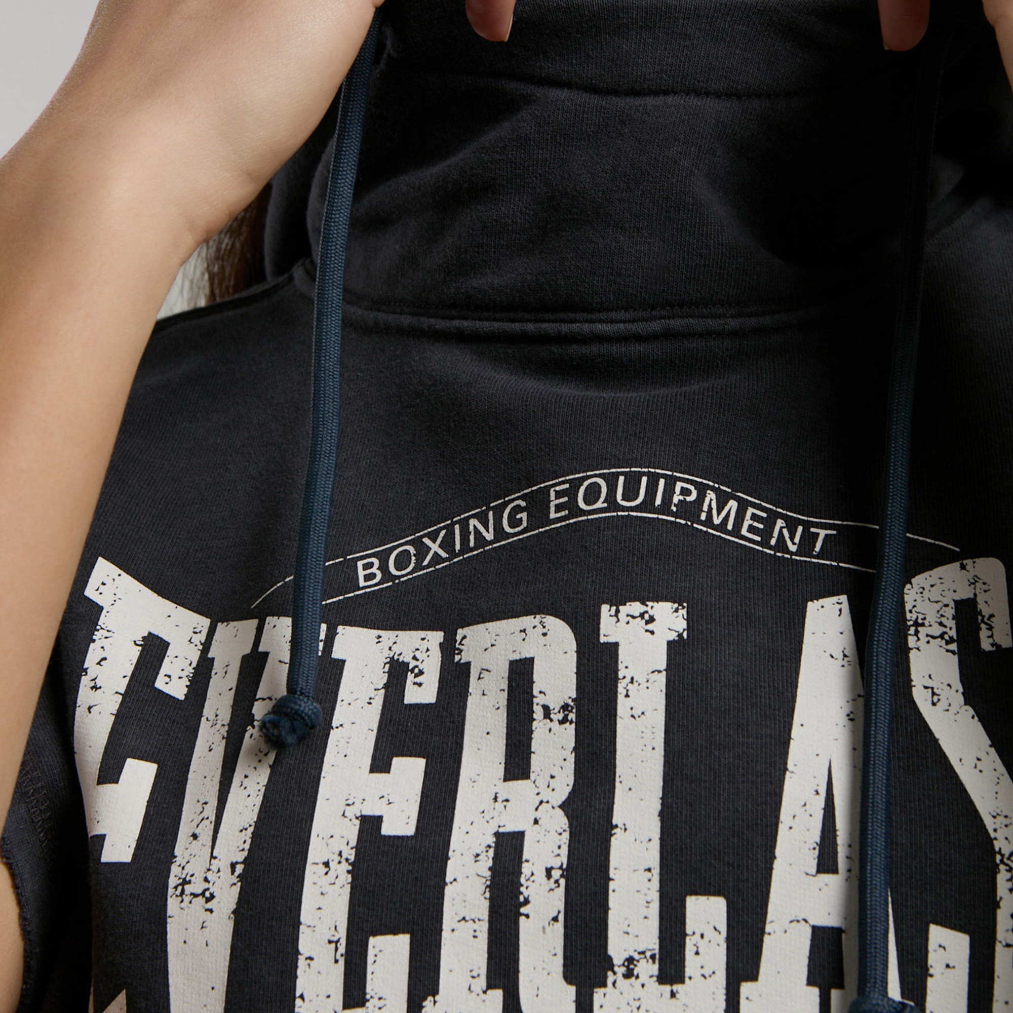 Everlast Authentic Boxing Oversize Kadın Gri Sweatshirt